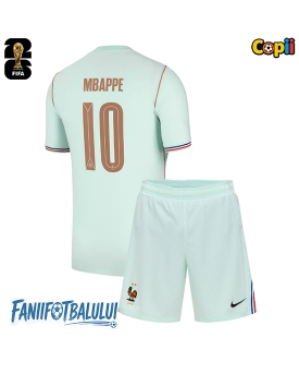 Franța Kylian Mbappe #10 Echipament de Fotbal Replică Mondial 2026 Copii Deplasare (+ Șorturi)
